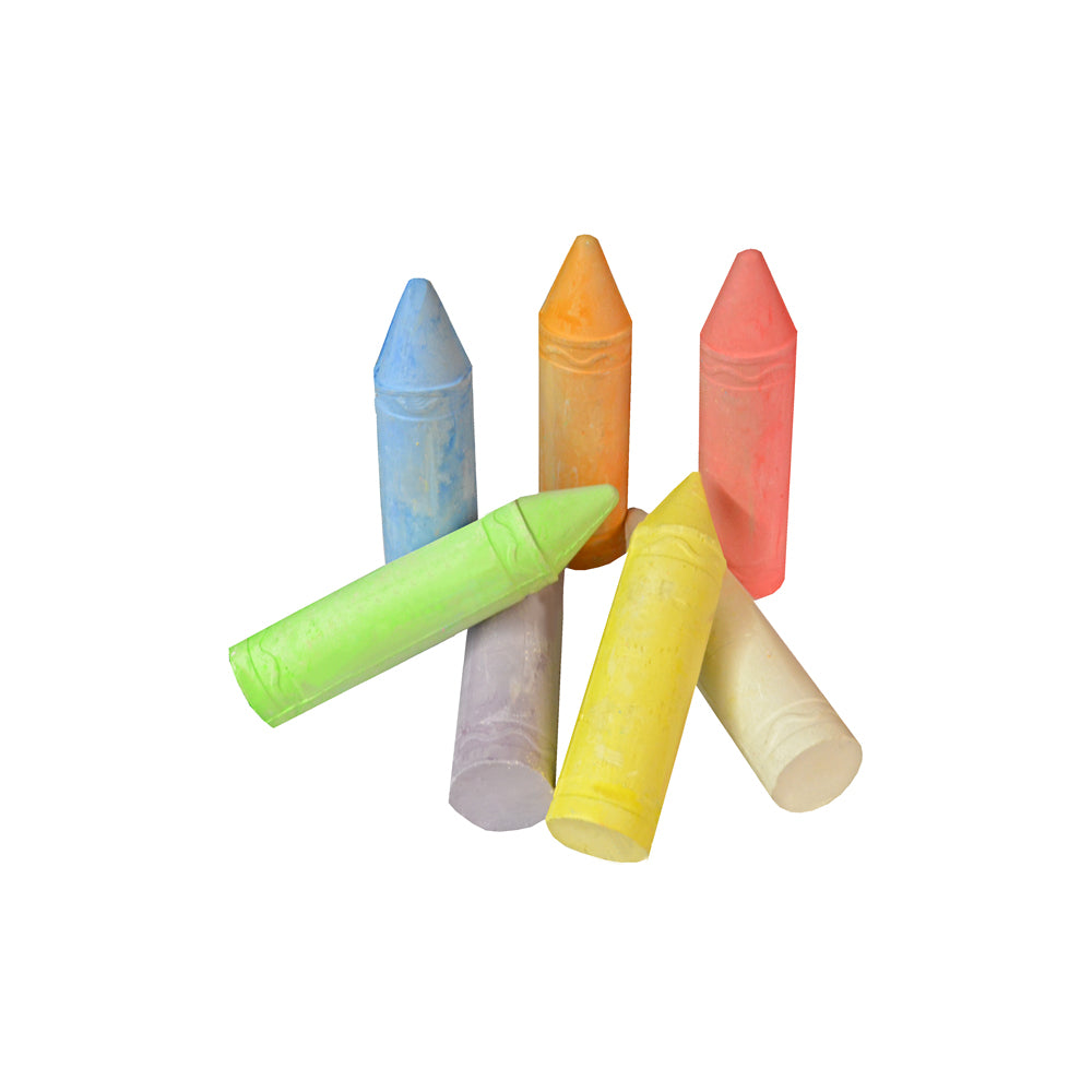 Strassenmalkreide XXL, 7 Stück