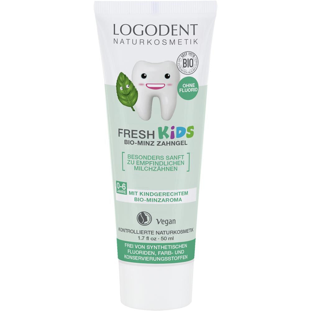 Logona Fresh Kids Nanaminze Zahngel – Sanfte Zahnpflege für gesunde Milchzähne