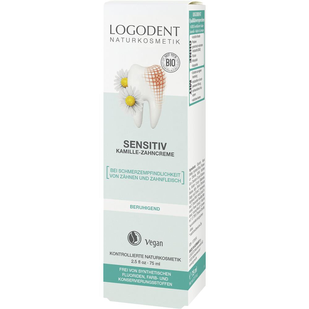 Logona Zahncreme Sensitiv – Sanfte Pflege für empfindliche Zähne