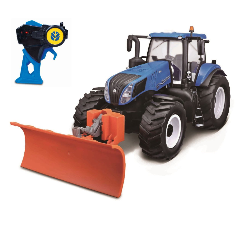 New Holland Traktor mit Schneepflug MaistoRC