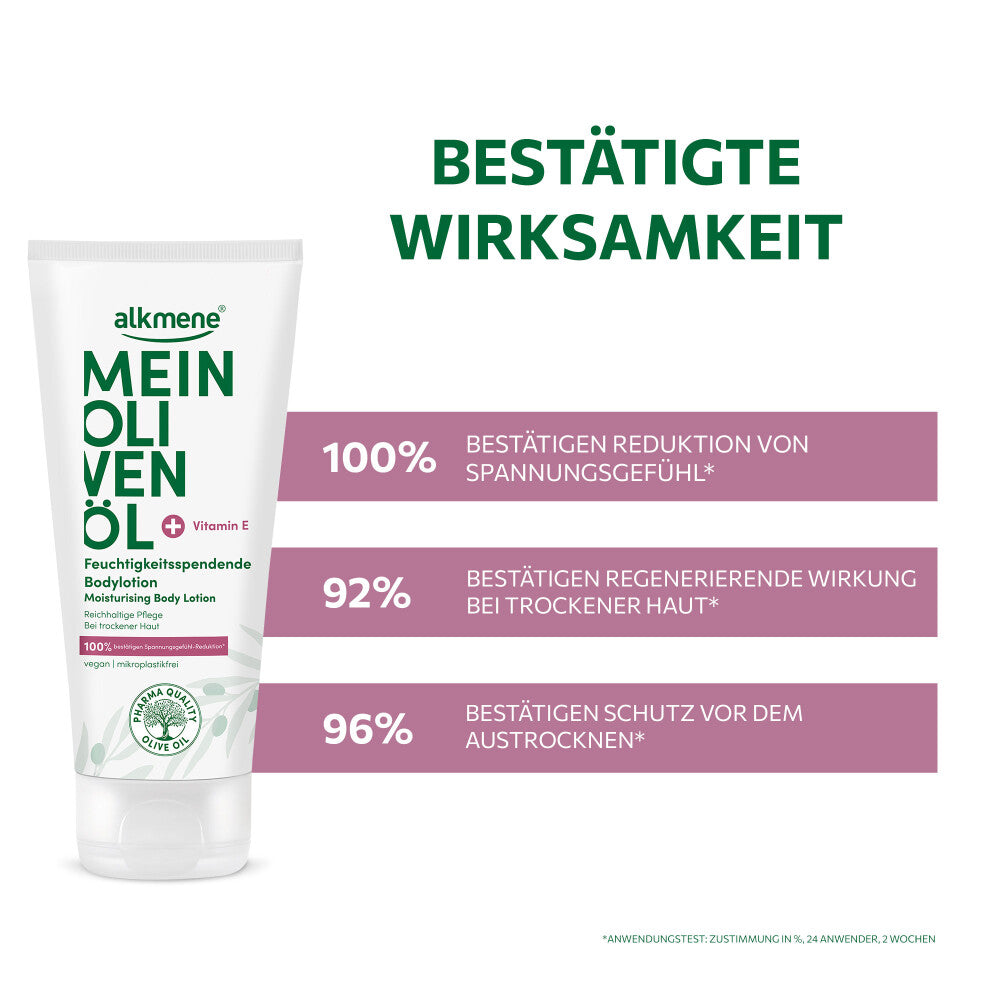 Feuchtigkeitsspendende Bodylotion mit Olivenöl & Vitamin E