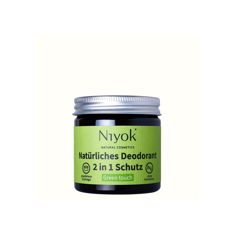 Niyok 2in1 Deodorant Green Touch, 40 ml – Natürlicher Schutz mit beruhigendem Duft