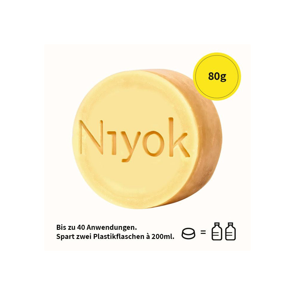 Niyok 2in1 Festes Shampoo + Conditioner, Vitamina, 80 g