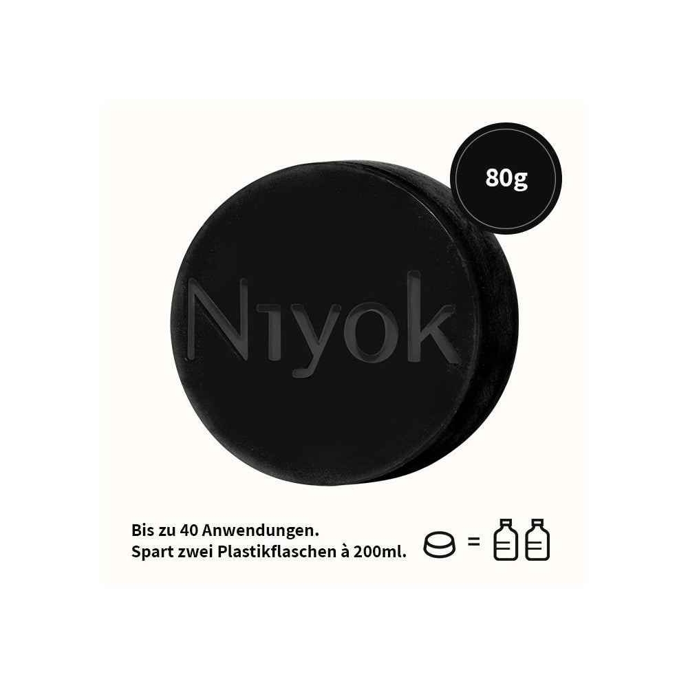 Niyok Feste Gesichtsreinigung Patchouli, 80 g