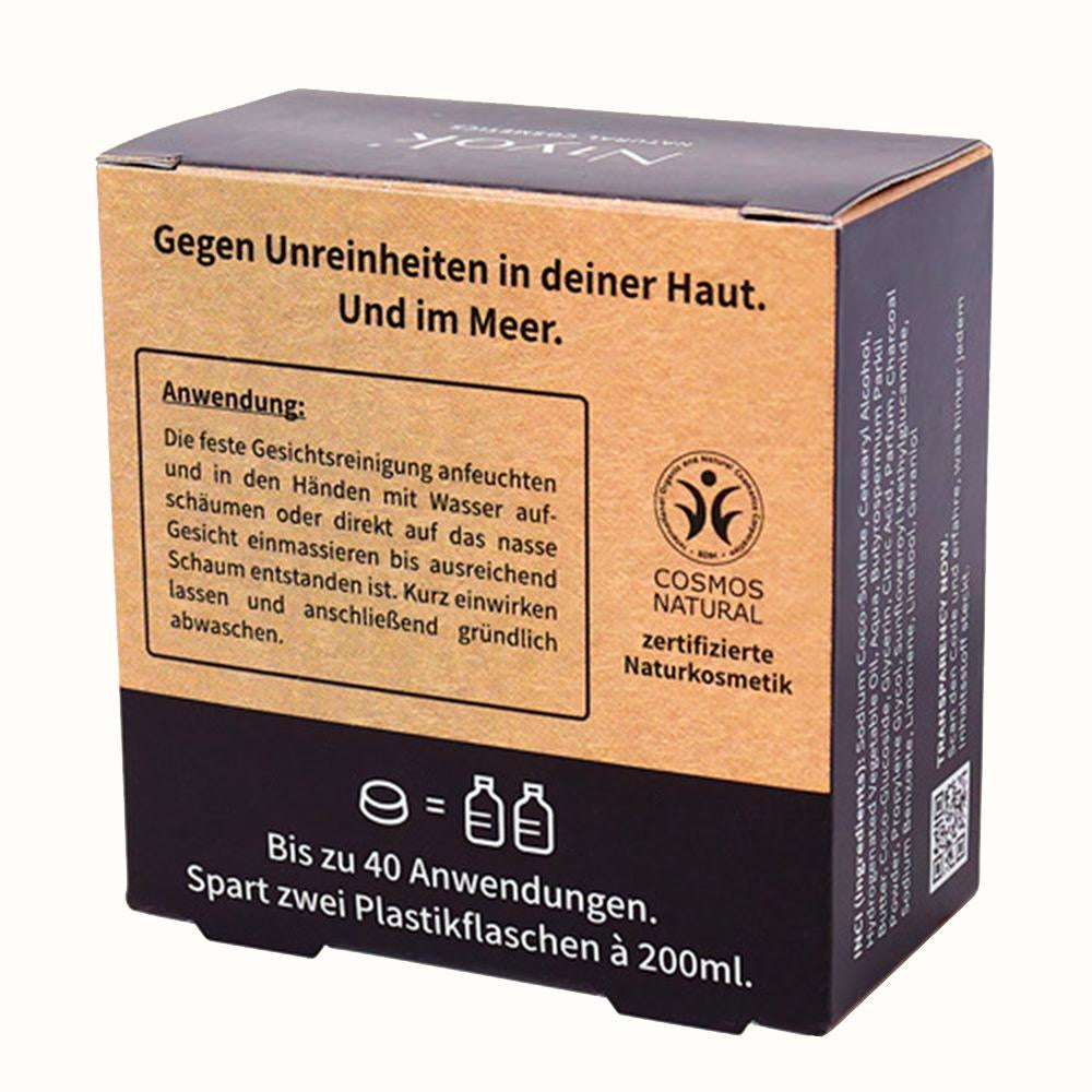 Niyok Feste Gesichtsreinigung Patchouli, 80 g