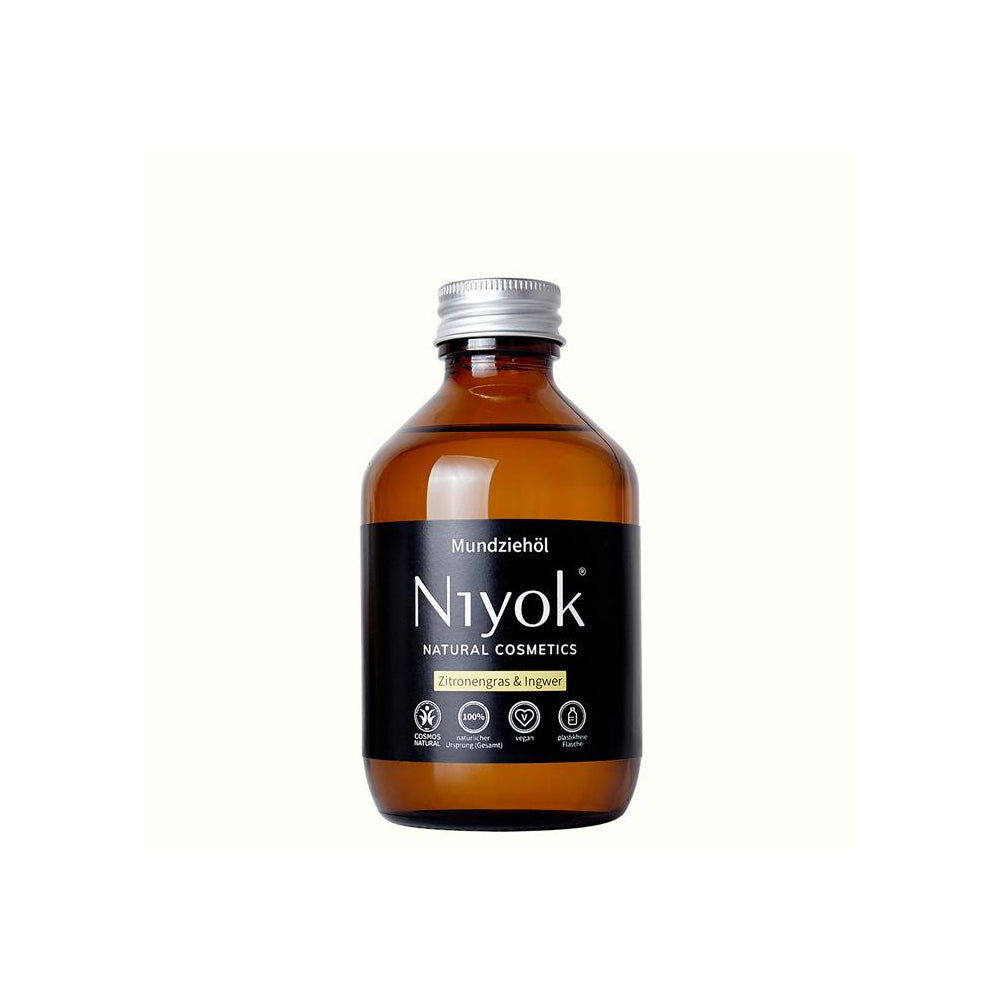 Niyok Mundziehöl aus Kokosöl – Zitronengras & Ingwer, 200 ml