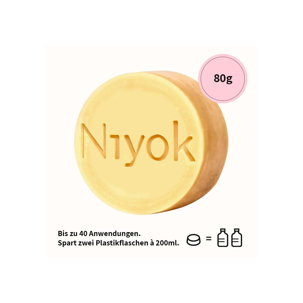 Niyok Soft Festes Shampoo + Conditioner – Blossom (80 g)