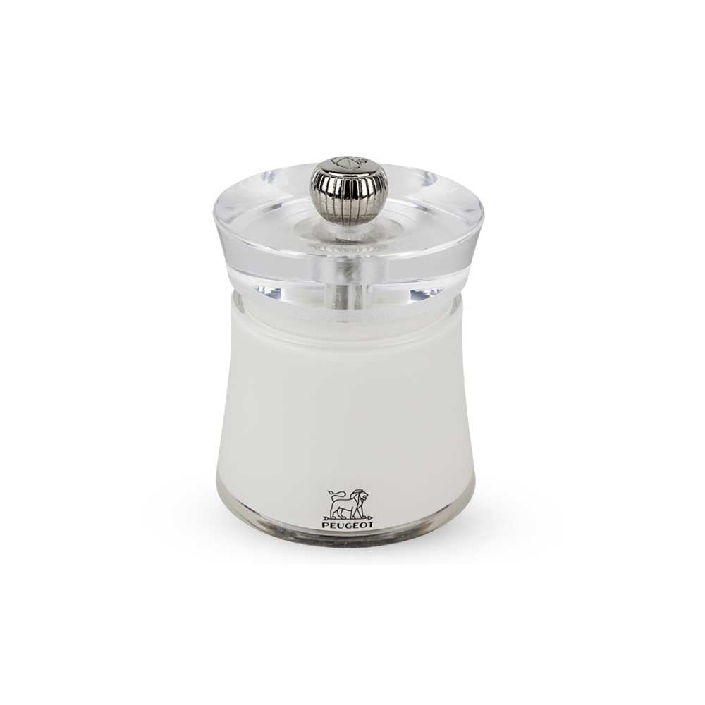 Peugeot Bali Salzmühle, Weiss, 8 cm – Kompakt und Elegant