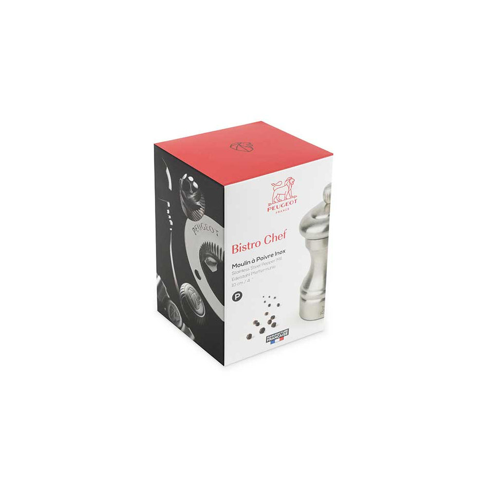 Peugeot Bistro Chef Pfeffermühle, 10 cm – Tradition trifft Innovation