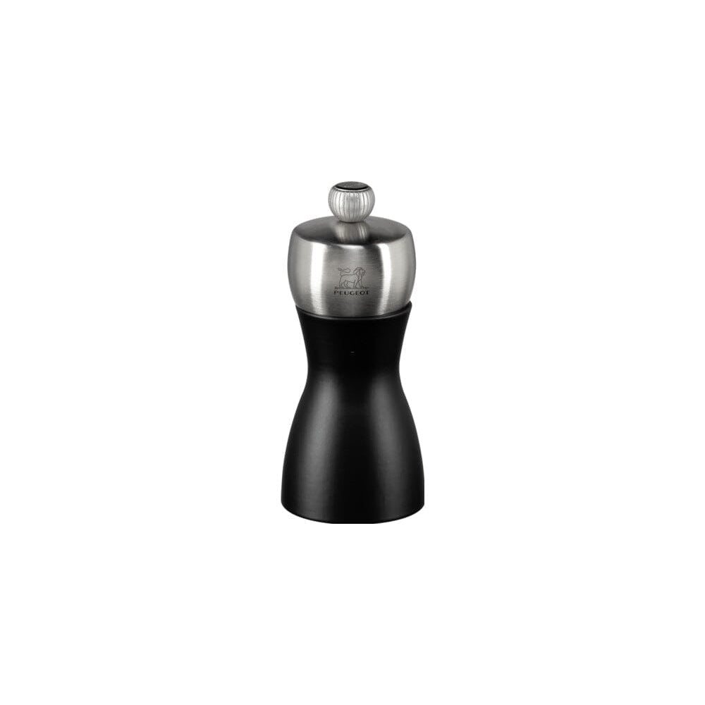 Peugeot Fidji Pfeffermühle, 12 cm – Stilvolle Verbindung von Holz und Edelstahl