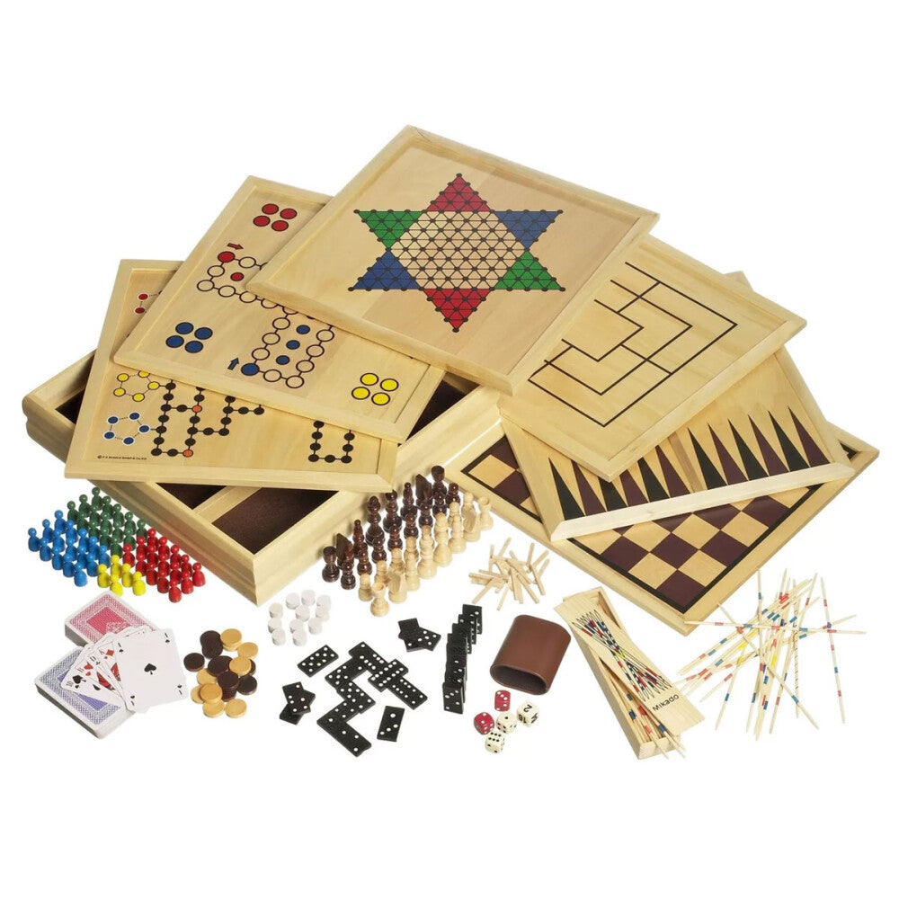 Holz-Spielesammlung – Über 100 Spielmöglichkeiten für die ganze Familie