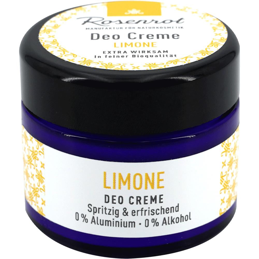 Rosenrot Deo Creme Limone – Frische Pflege für die Achseln