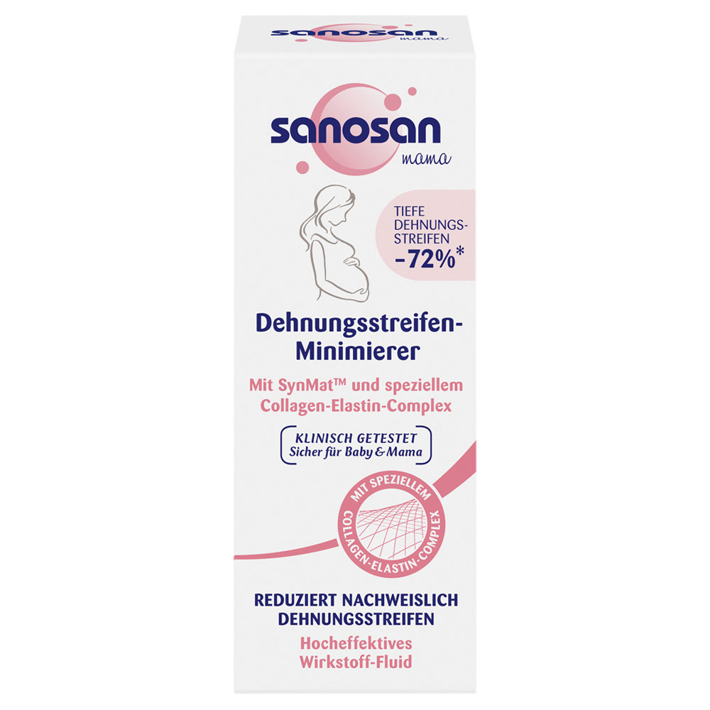 Sanosan Dehnungsstreifen Minimierer, 75 ml – Effektive Pflege nach der Schwangerschaft
