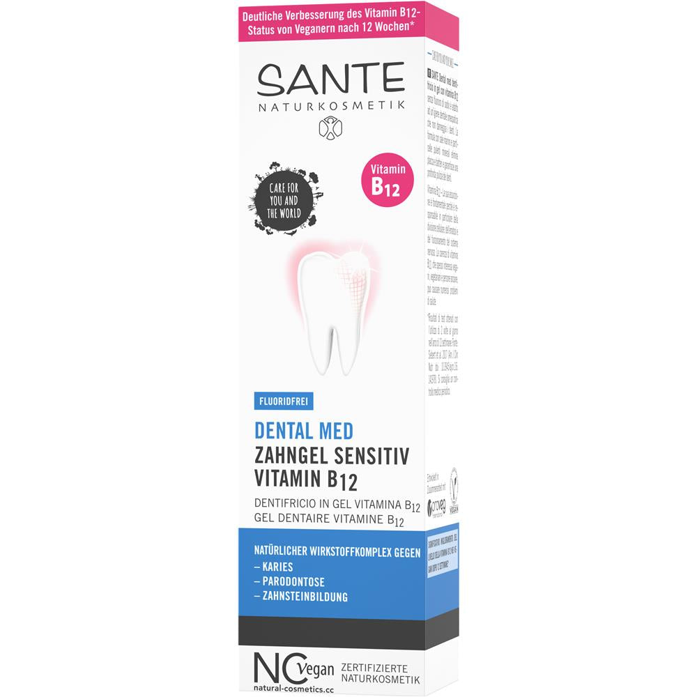 SANTE Zahngel Vitamin B12 – Sanfte, homöopathische Zahnpflege ohne Fluorid
