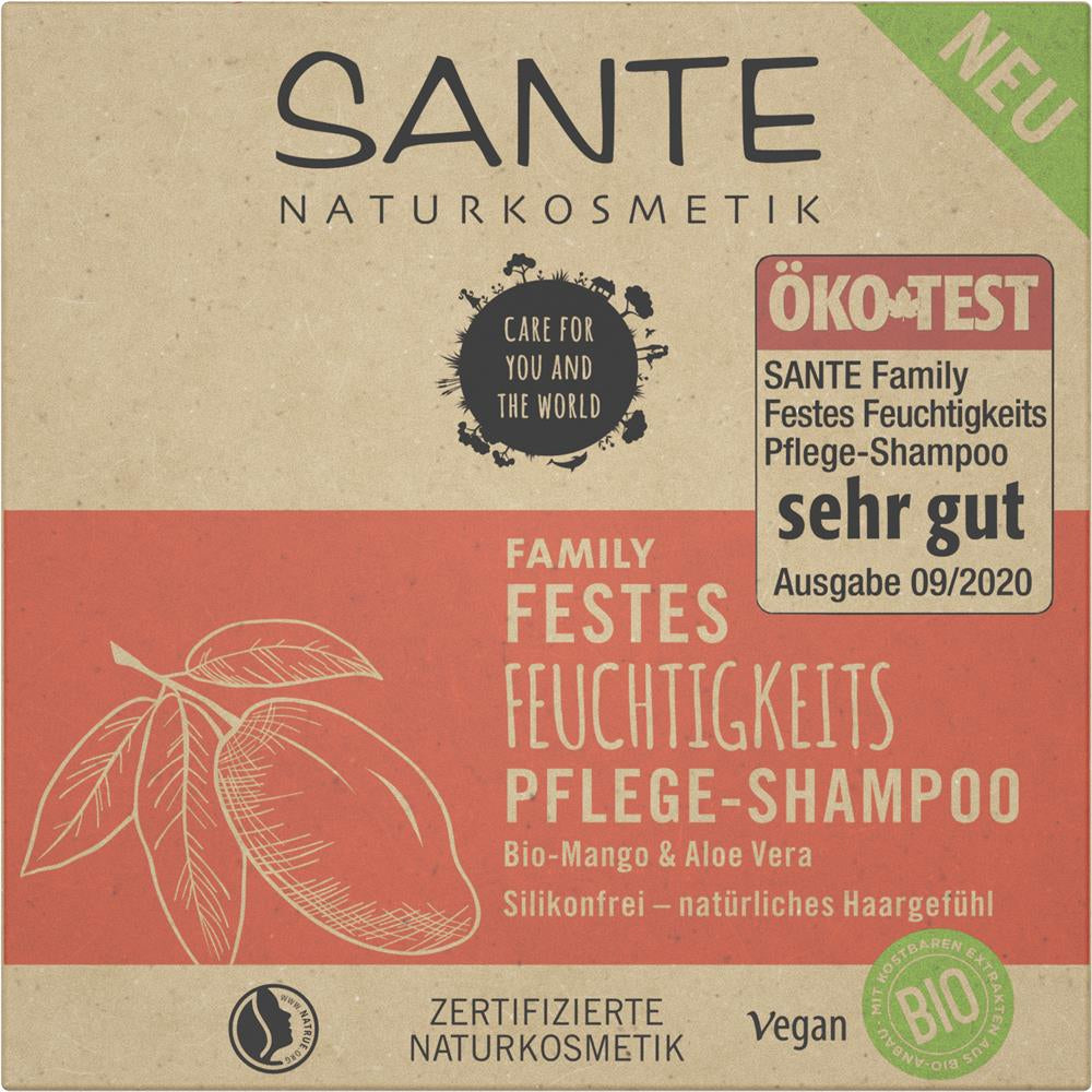 Sante Family Festes Shampoo Feuchtigkeit – Natürliche Pflege mit Bio-Mango