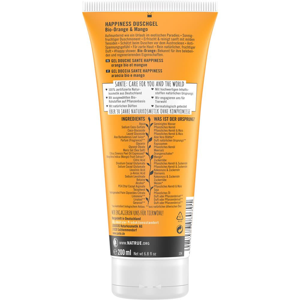 Sante Happiness Duschgel Bio Orange & Mango