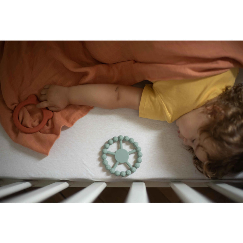 SOINA Musselin Multifunktionsdecke – Orange, 120 x 120 cm