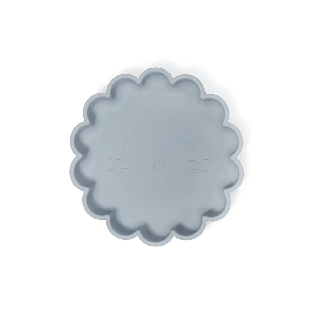 SOINA Silikonteller Eden mit Saugnapf – Rutschfest & Sicher für Babys (Pearl Grey)