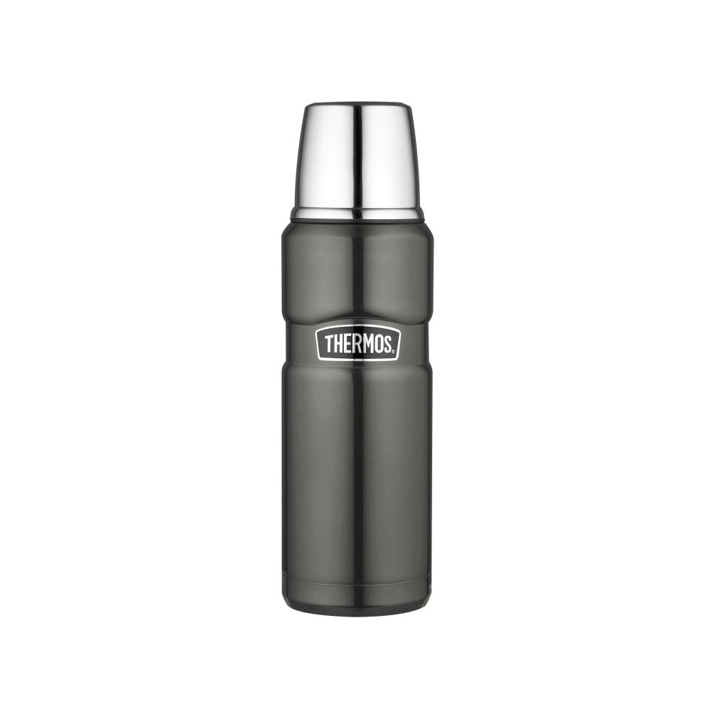 Thermos Isolierflasche Stainless King, Grey 0.47 Liter – Dein perfekter Begleiter für den Alltag