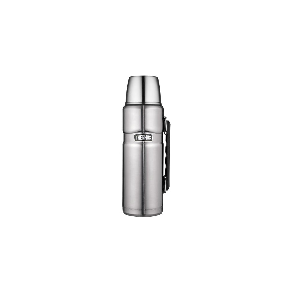 Thermos Isolierflasche Stainless King, Steel 1.2l – Dein zuverlässiger Begleiter für heiße und kalte Getränke in Großformat
