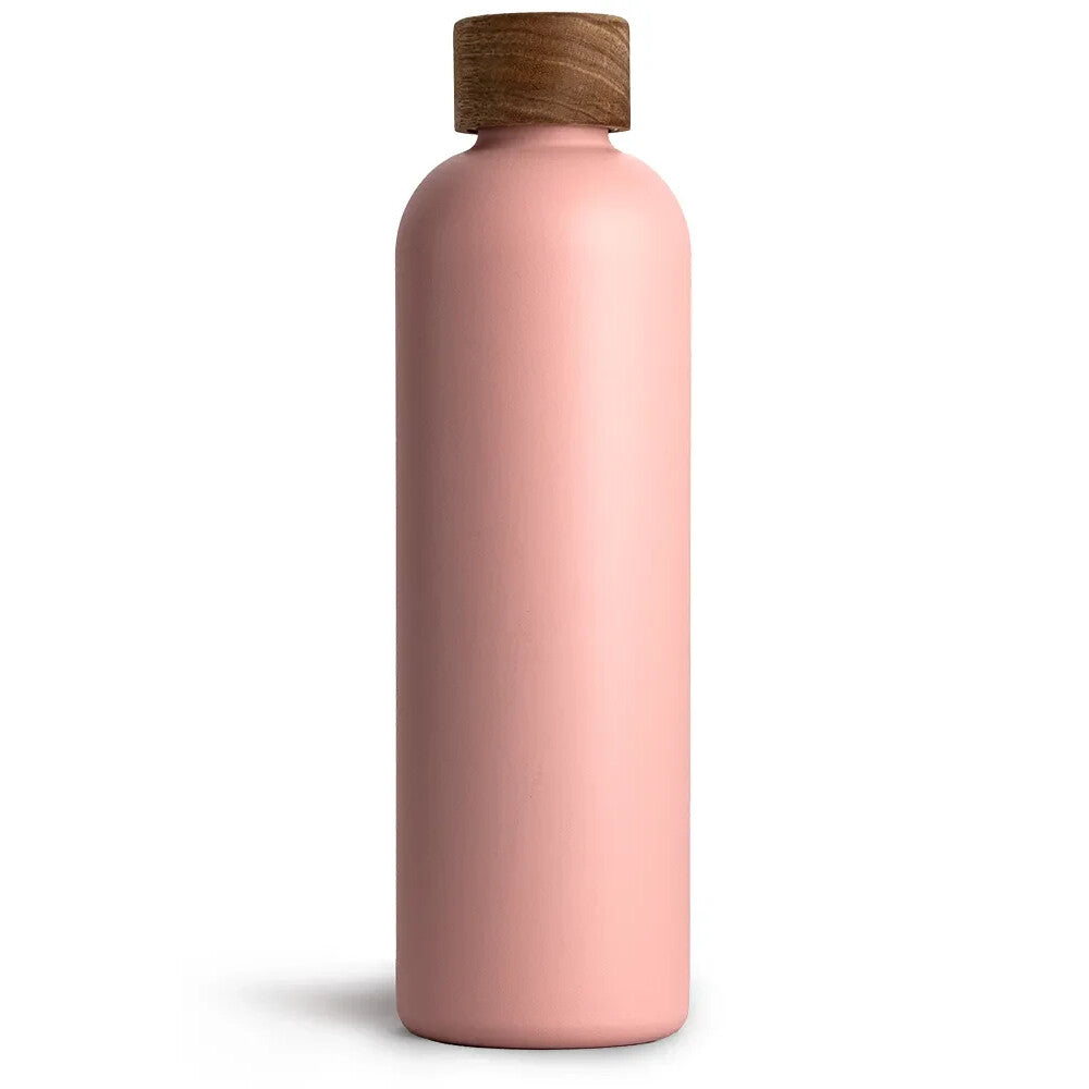 Trinkflasche Edelstahl Wood Edition, 1000 ml, Nude
