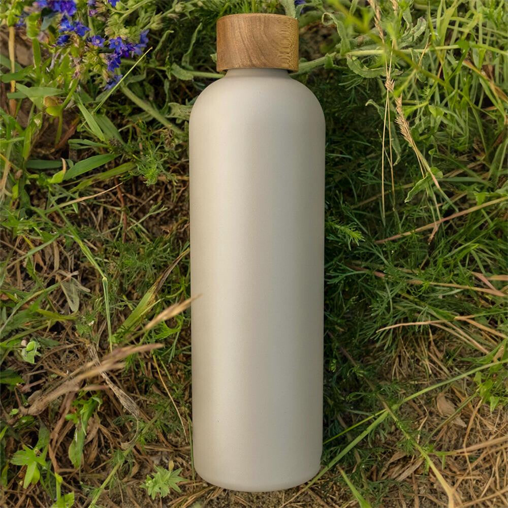 Trinkflasche Edelstahl Wood Edition, 750 ml, Stainless Steel