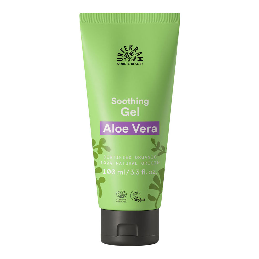 Urtekram Aloe Vera Gel – Beruhigende Pflege für trockene und beanspruchte Haut, 100 ml
