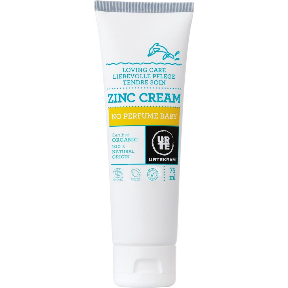 Urtekram Baby Zink Creme No Perfume – Sanfte und wirksame Pflege für empfindliche Babyhaut