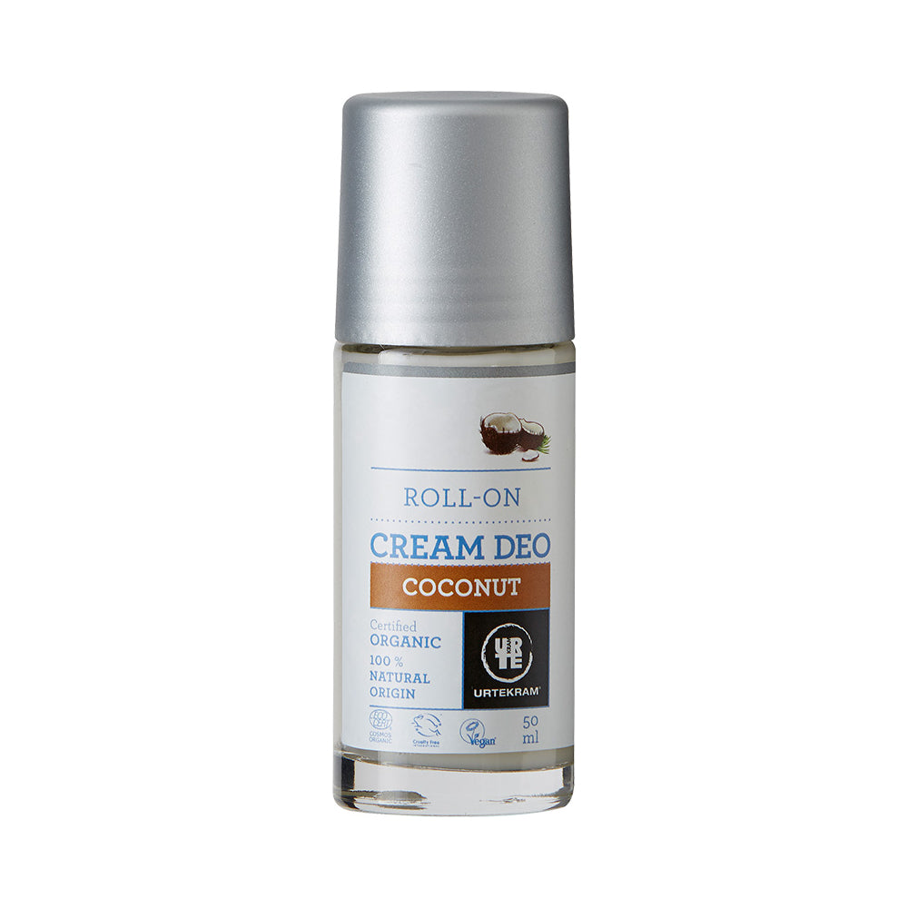 Urtekram Deo Roll On Cream Coconut – Natürliche Frische mit Kokosduft