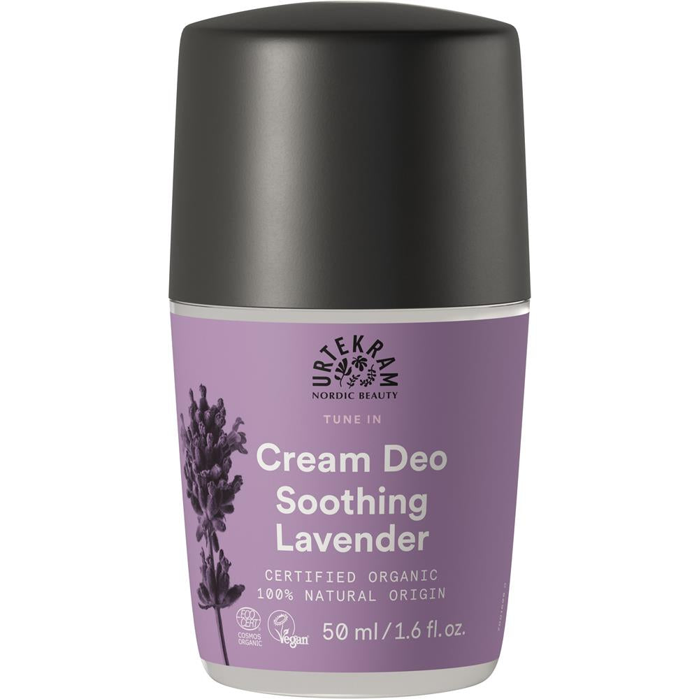 Urtekram Deocreme Tune In Lavender, 50 ml – Natürliche Frische mit Lavendelduft