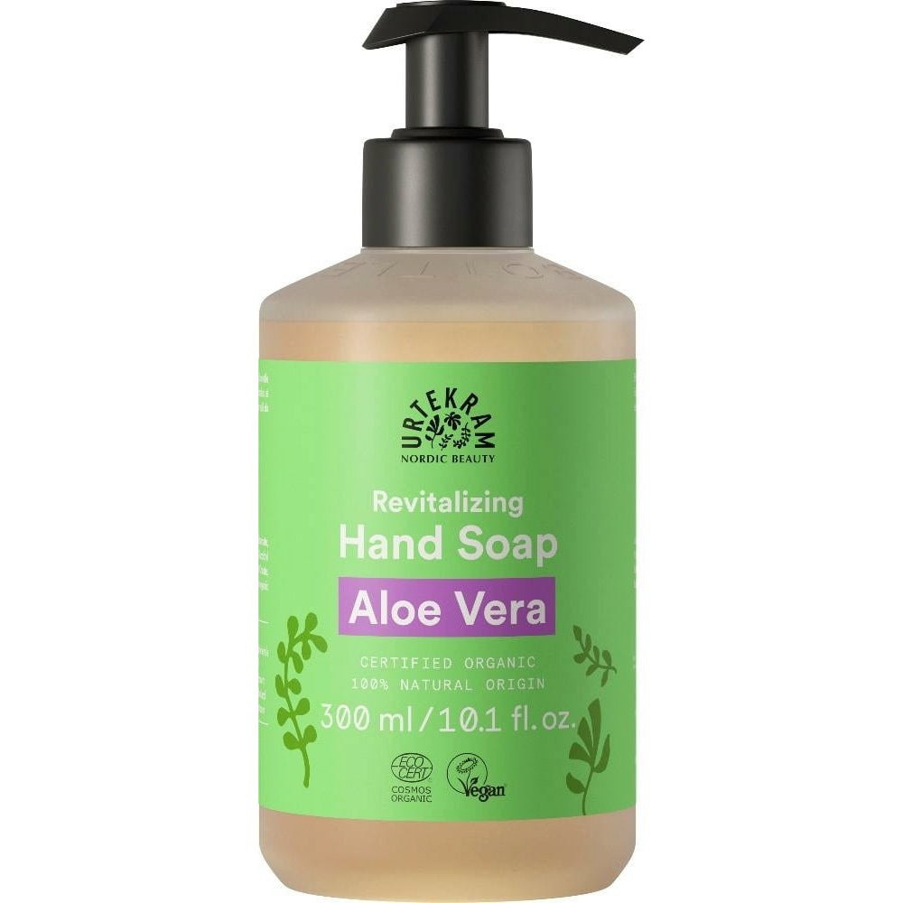Urtekram Flüssigseife Aloe Vera – Erfrischende Reinigung mit Aloe Vera und Orangenduft