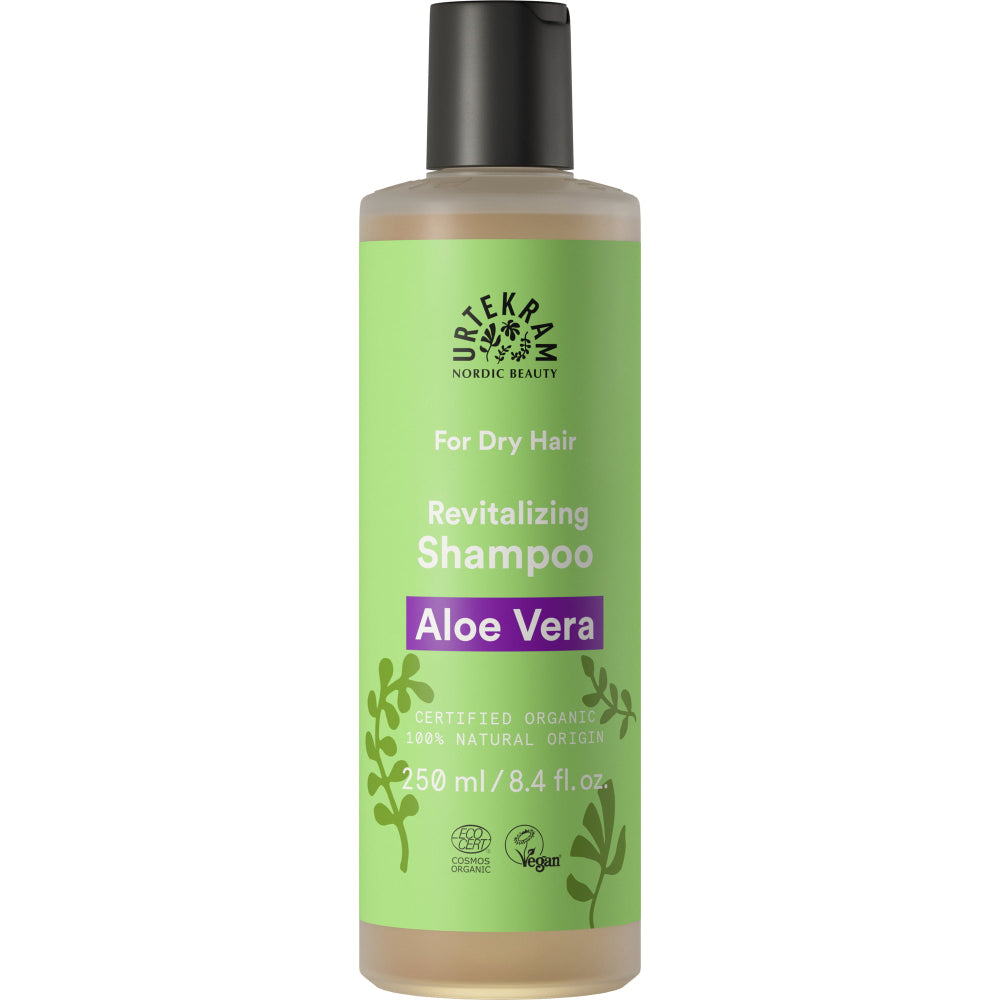 Urtekram Shampoo Aloe Vera für Trockenes Haar, 250 ml
