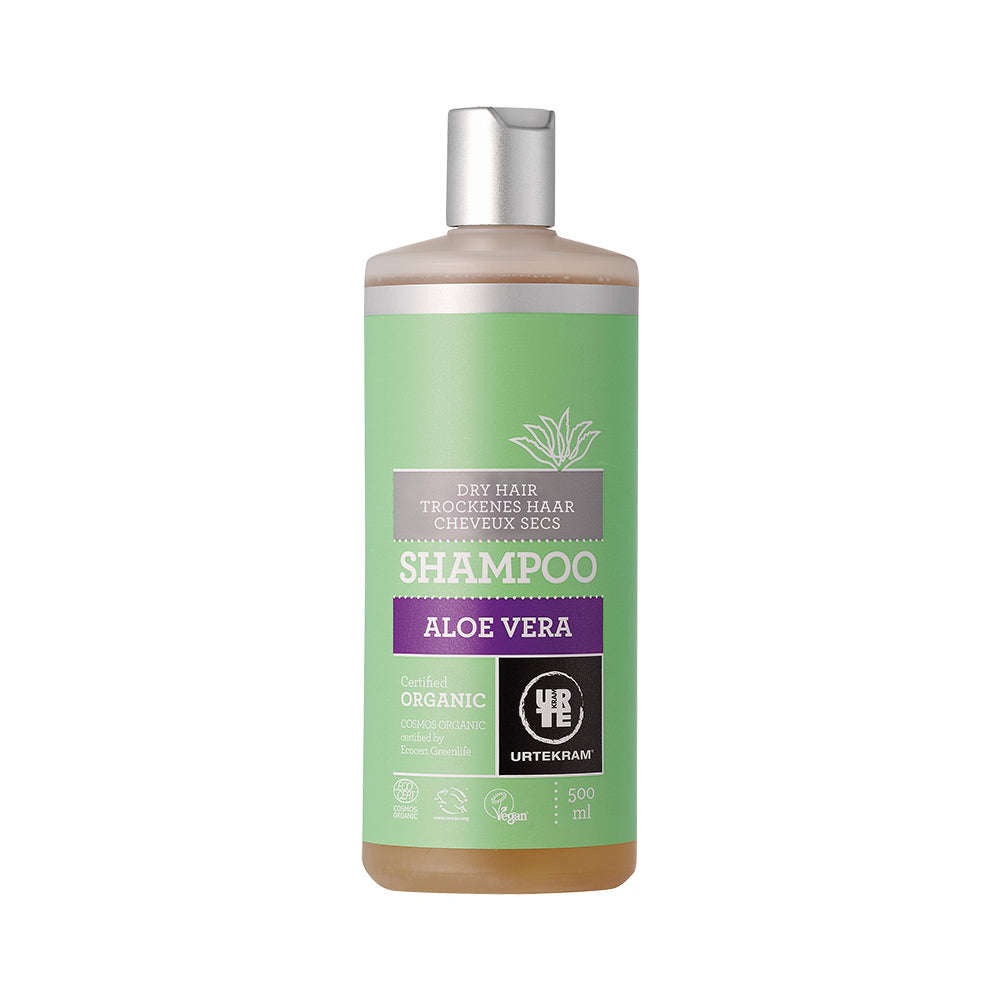 Urtekram Shampoo Aloe Vera für Trockenes Haar, 500 ml