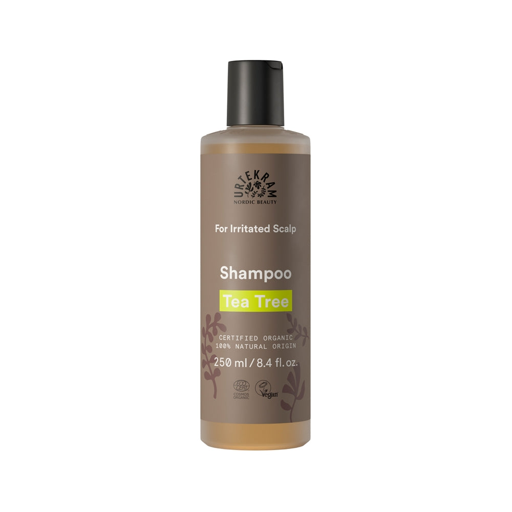 Urtekram Teebaum Shampoo – Beruhigung & Pflege für gereizte Kopfhaut, 250 ml