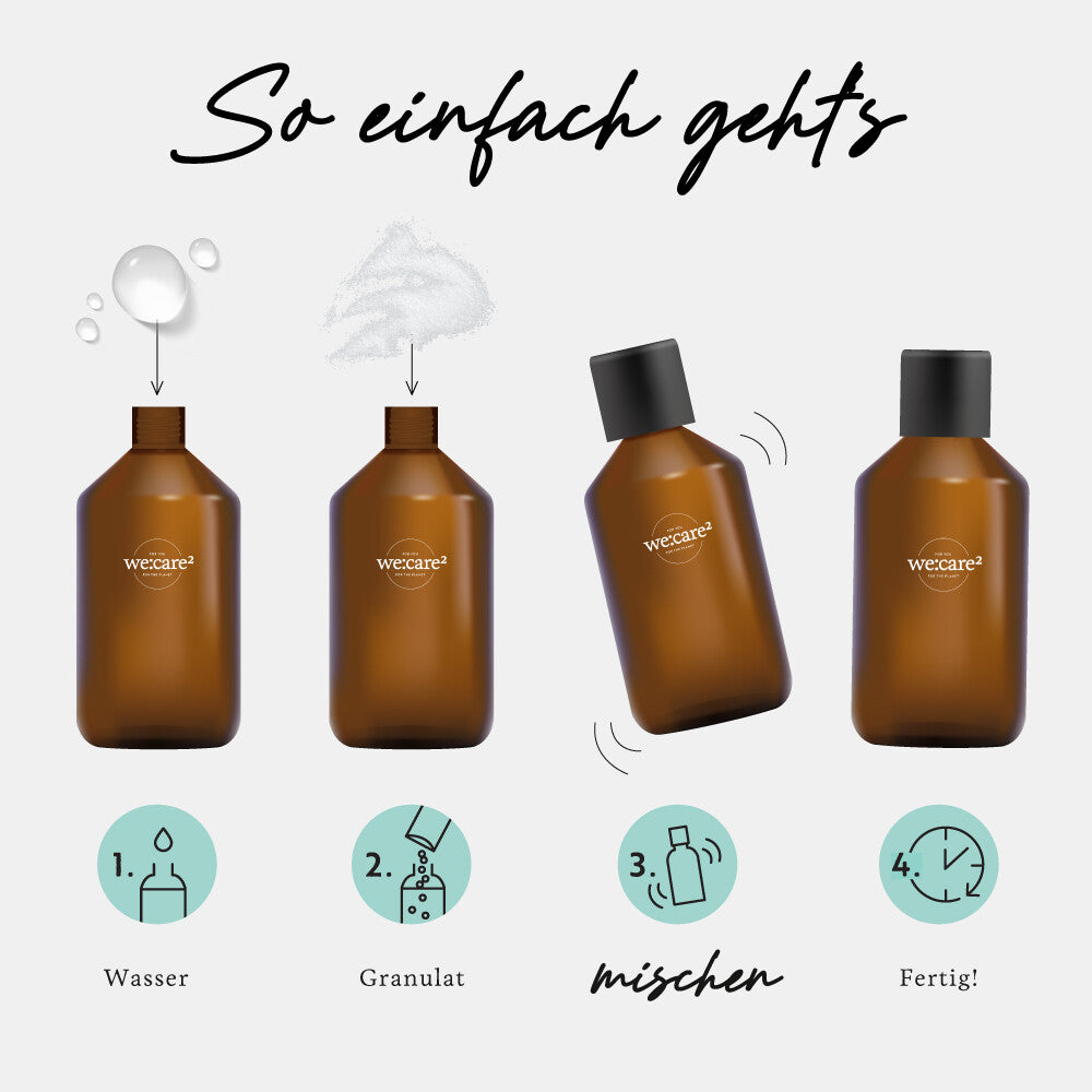 we:care² Duschgel-Granulat Aqua-Marine – #Mischmit