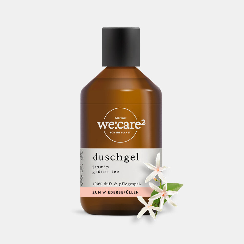 we:care² Duschgel – Jasmin & Grüner Tee