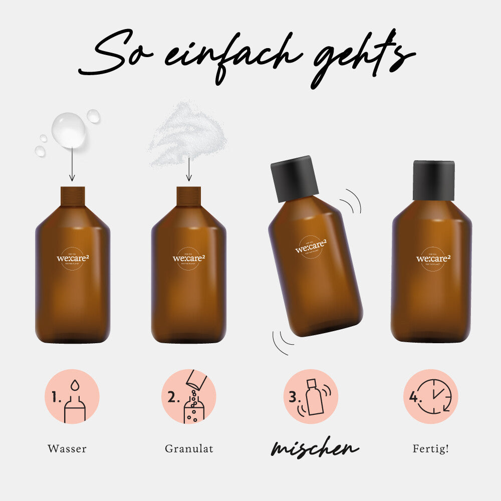 we:care² Kennenlern-Set Duschgel – Jasmin/Grüner Tee & Aqua/Marine