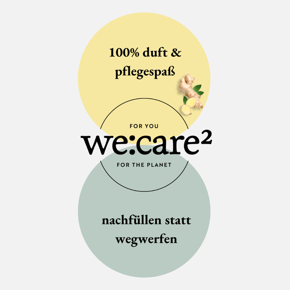 WE:CARE² Nachfüllbeutel Handseife – Ingwer & Bergamotte | 500 ml