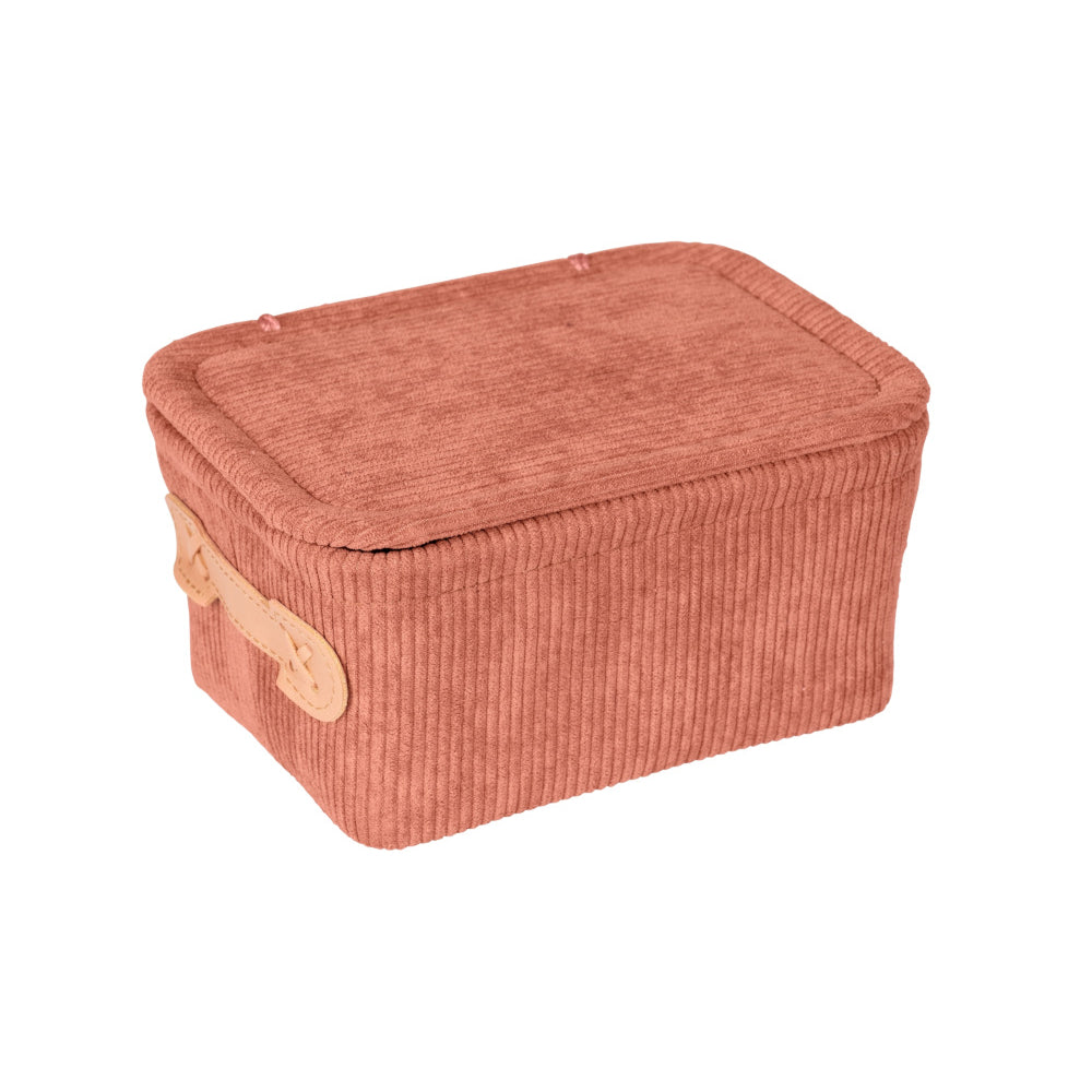 Wenko Badkorb mit Deckel Anela, altrosa