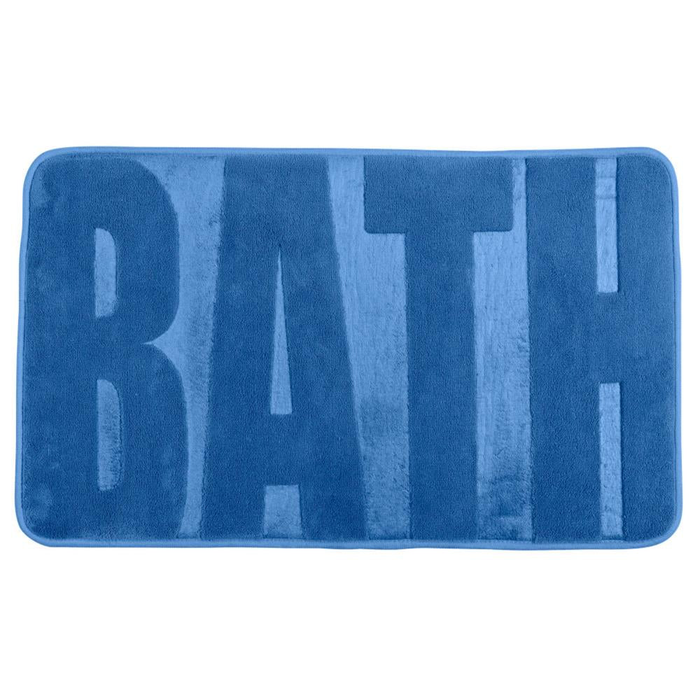 Wenko Badteppich Memory Foam – Komfort und Stil in Fjordblau