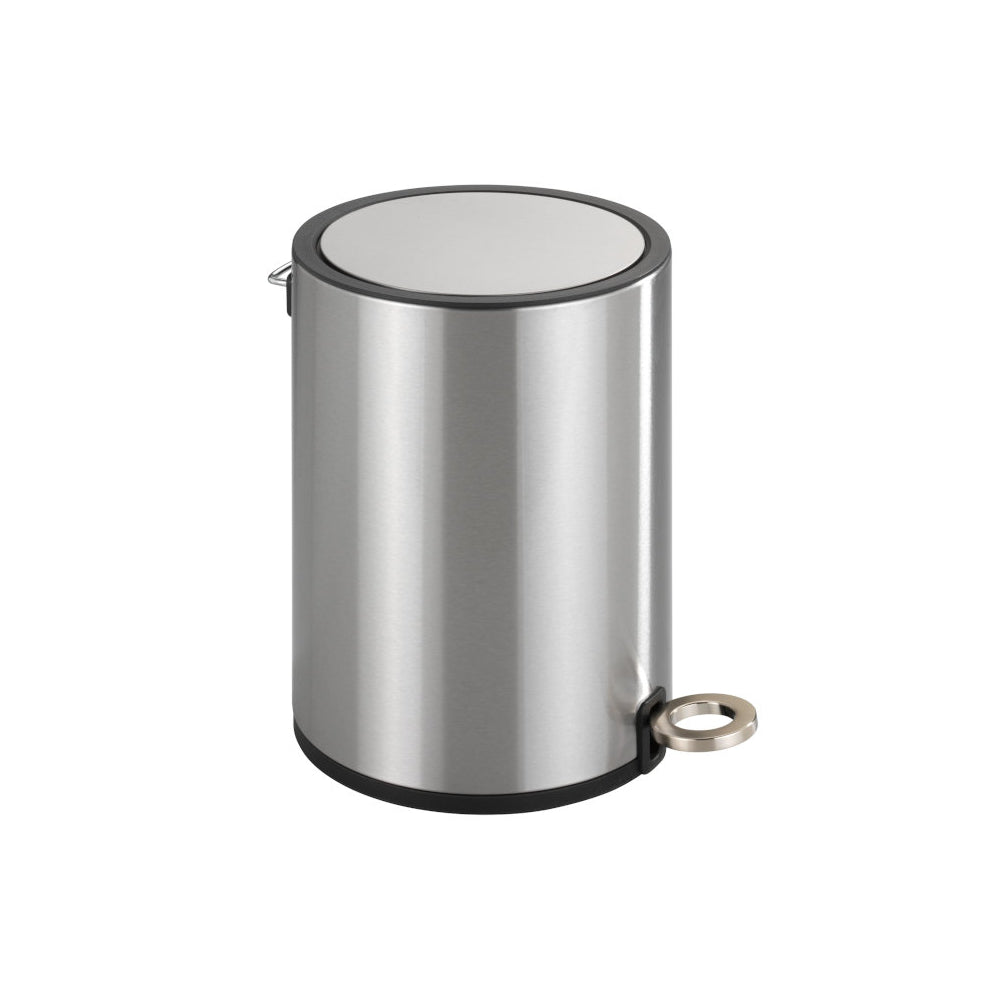 Wenko Edelstahl Kosmetik Treteimer, Monza 3 ltr. Easy-Close (Glänzend)