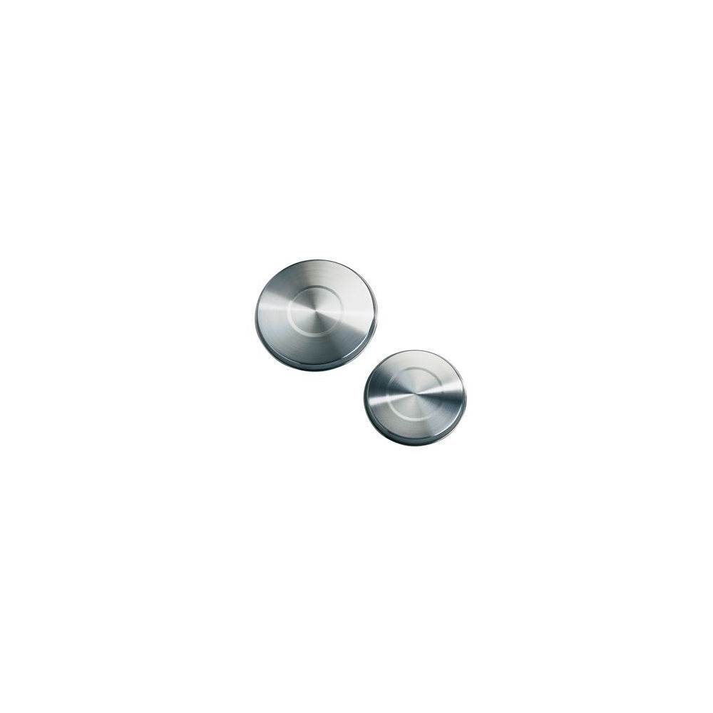 Wenko Herdabdeckplatten 4er Set, Edelstahl, Silber matt