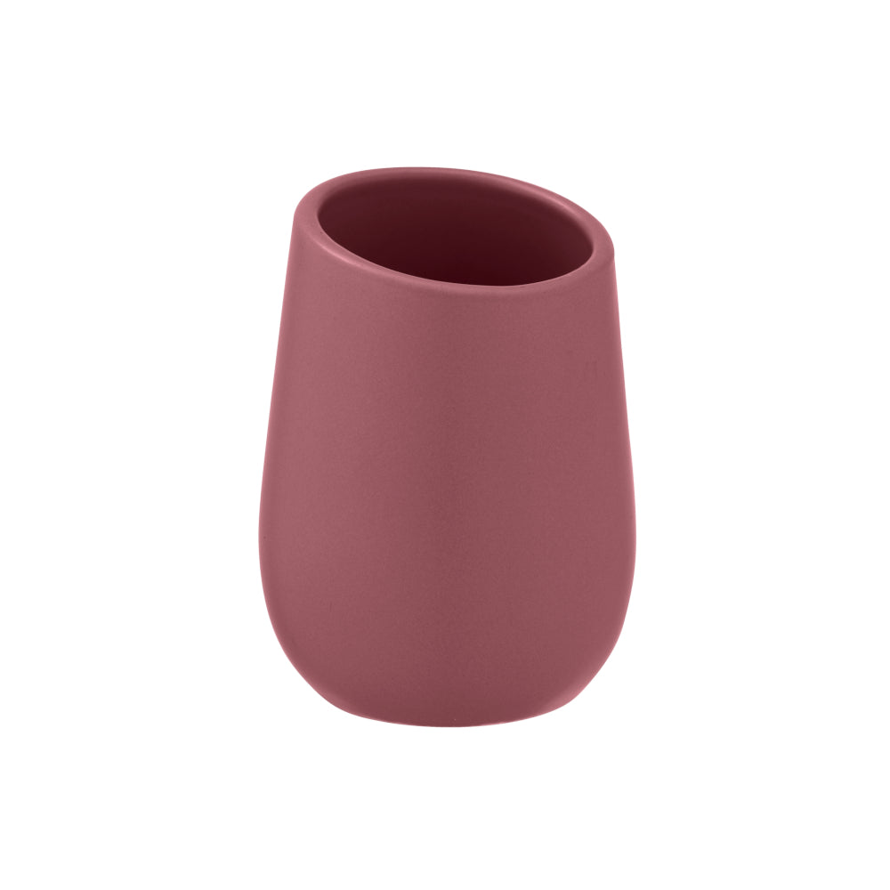 Wenko Keramik Zahnputzbecher Badi, altrosa