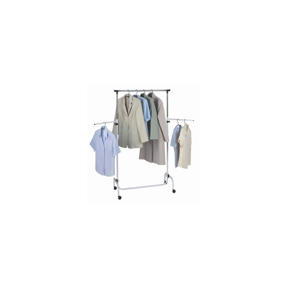 Wenko Kleiderständer mit 2 Armen – fahrbar