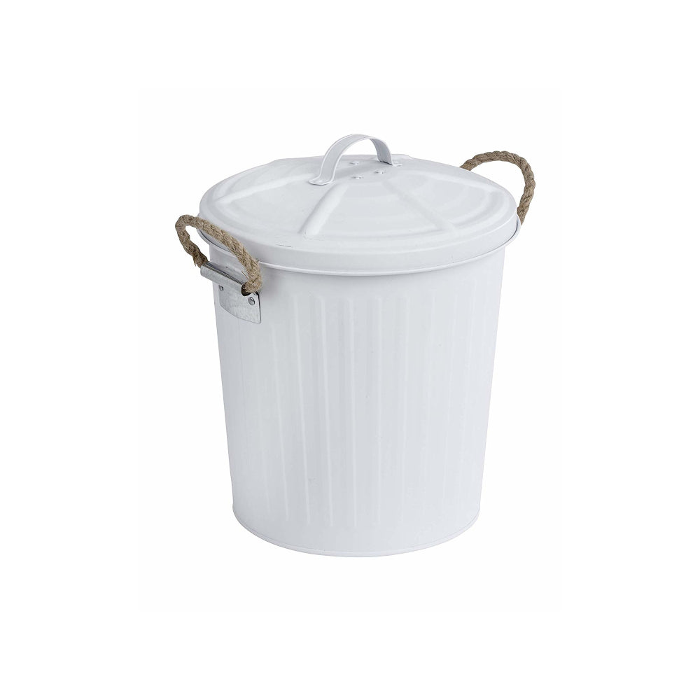 Wenko Kosmetikeimer Gara 6 Liter, Weiss – Stilvolles Design für dein Badezimmer