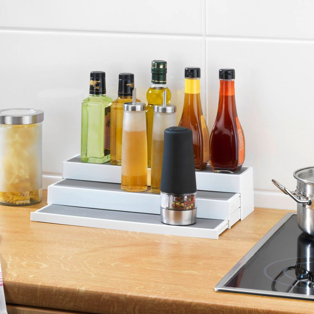 Wenko Küchenregal Steps – Weiss/Grau