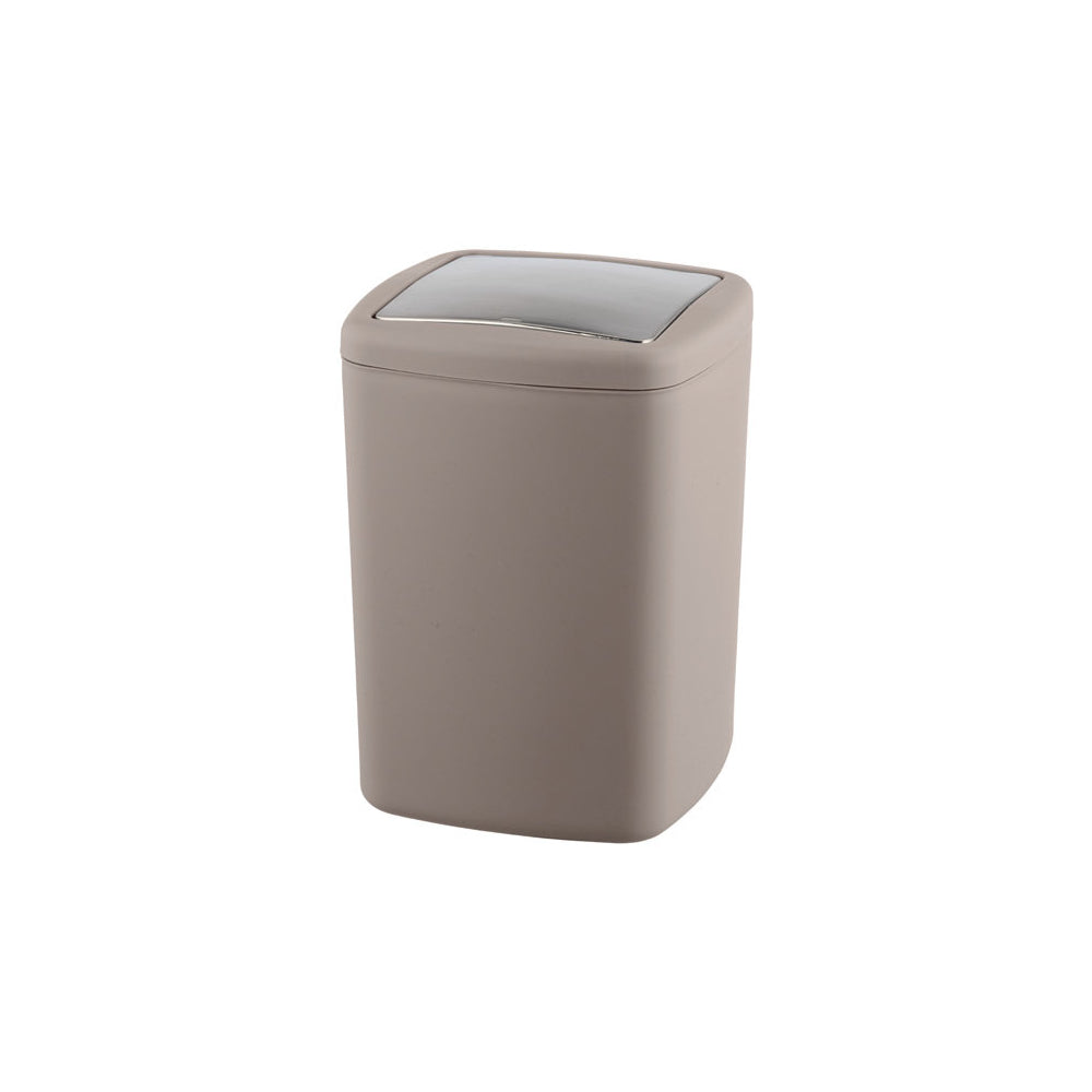 Schwingdeckeleimer Barcelona L, taupe