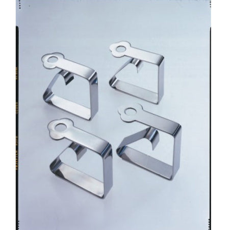 Tischtuchklemmen, Edelstahl, 4 Stück