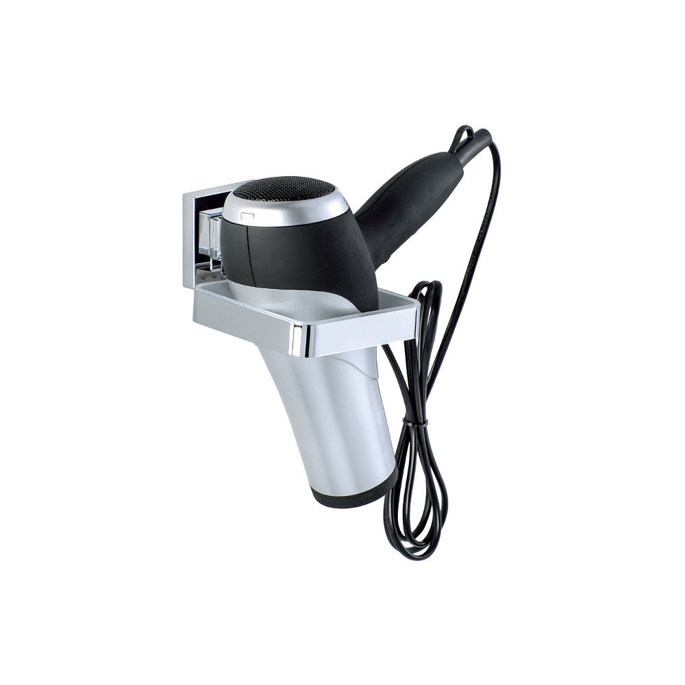 Wenko Vacuum-Loc® Quadro Edelstahl Haartrocknerhalter – Shiny