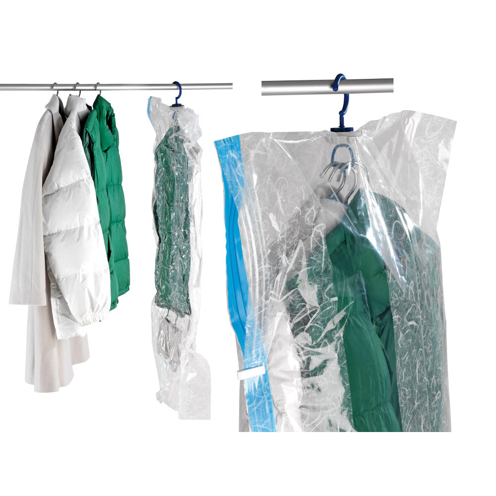 Wenko Vakuum Kleidersack System, XL – Platzsparwunder für deinen Kleiderschrank